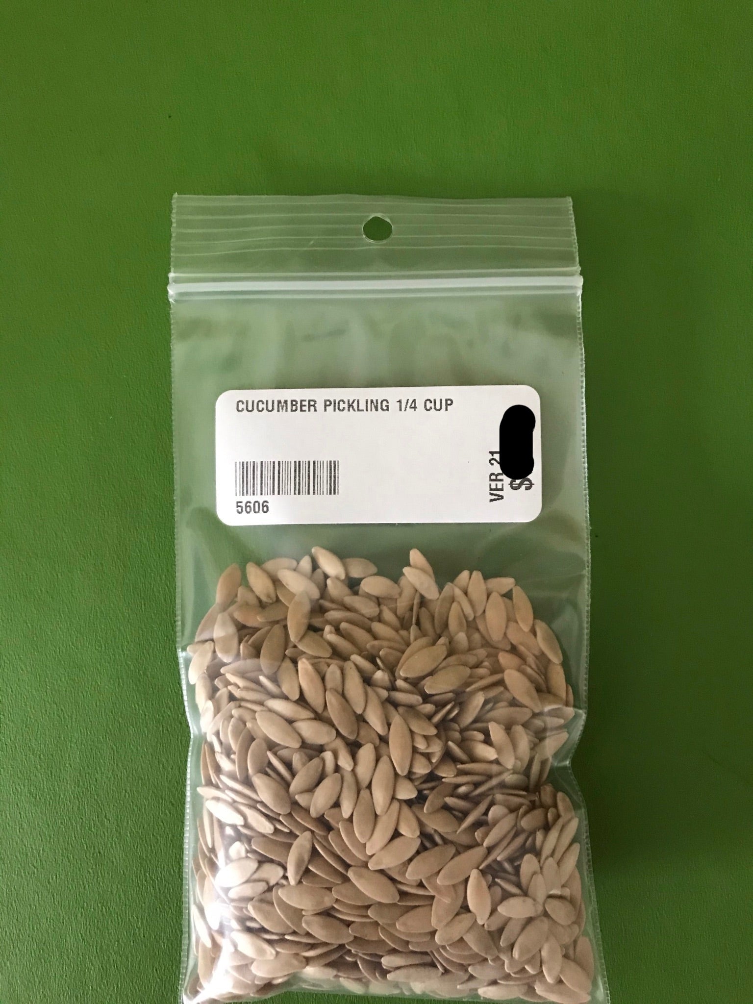 Chicago Cucumber Seeds (Pickling Type) (58 days) - 1/4 Cup - Bulk