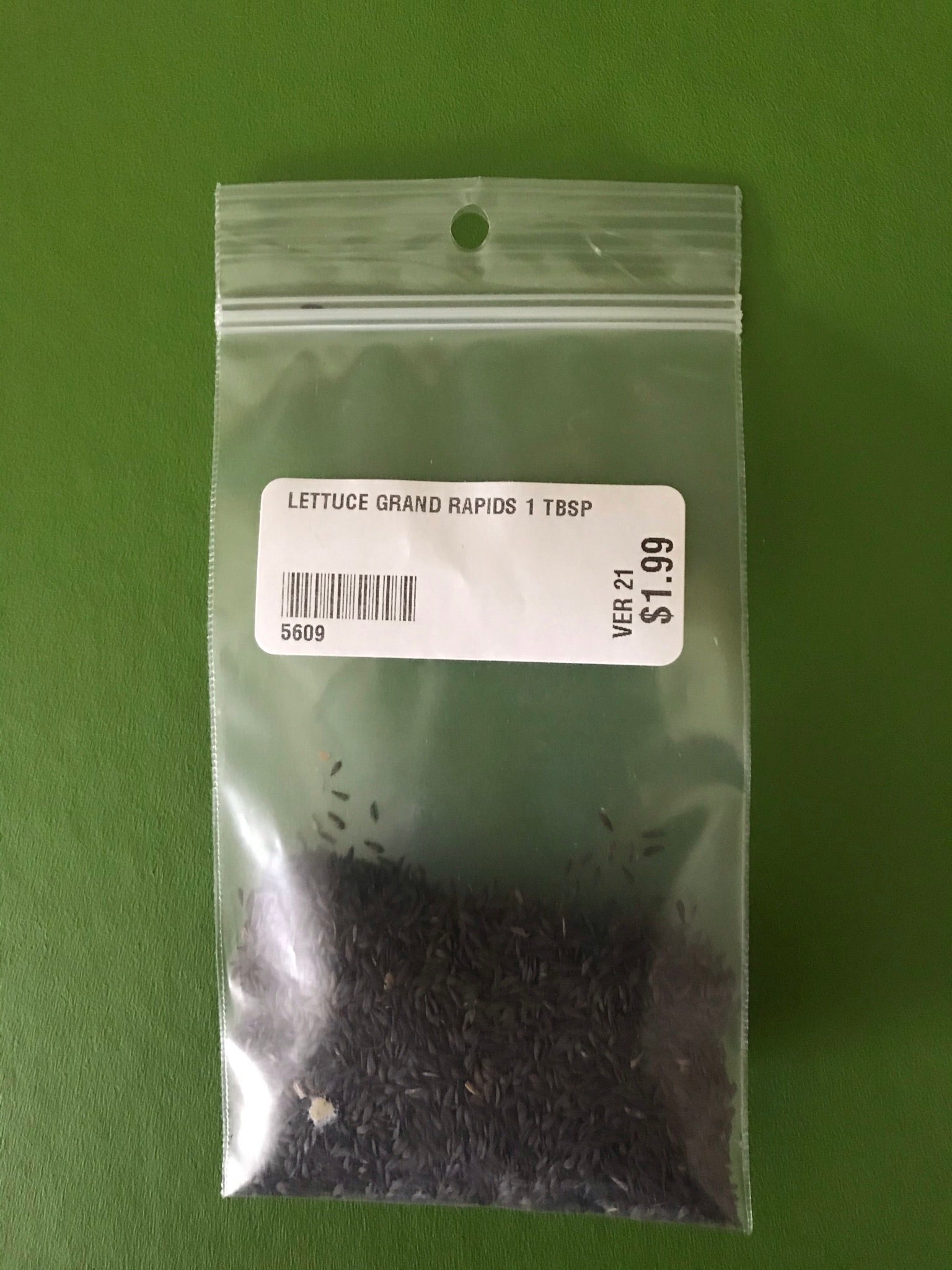 Grand Rapids Lettuce Seeds (Leaf Type) (45 days) - 1 Tbsp - Bulk