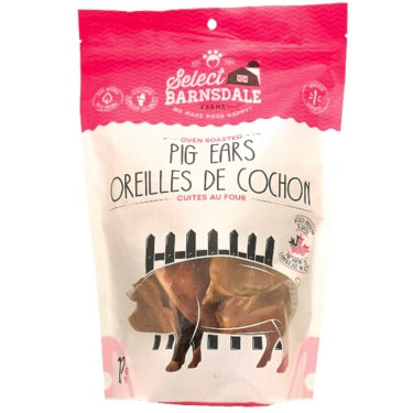 Barnsdale Pigs Ears Dog Treats - 25 pack