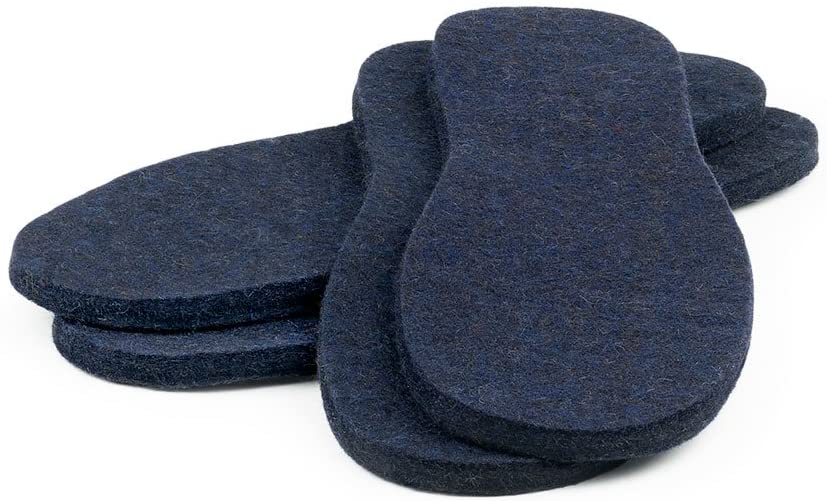 Brand Felt Blue Wool Insoles