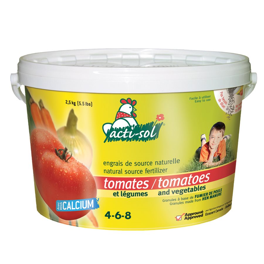 Actisol Tomato & Vegetable Natural Fertilizer 4-6-8 (2.5kg)