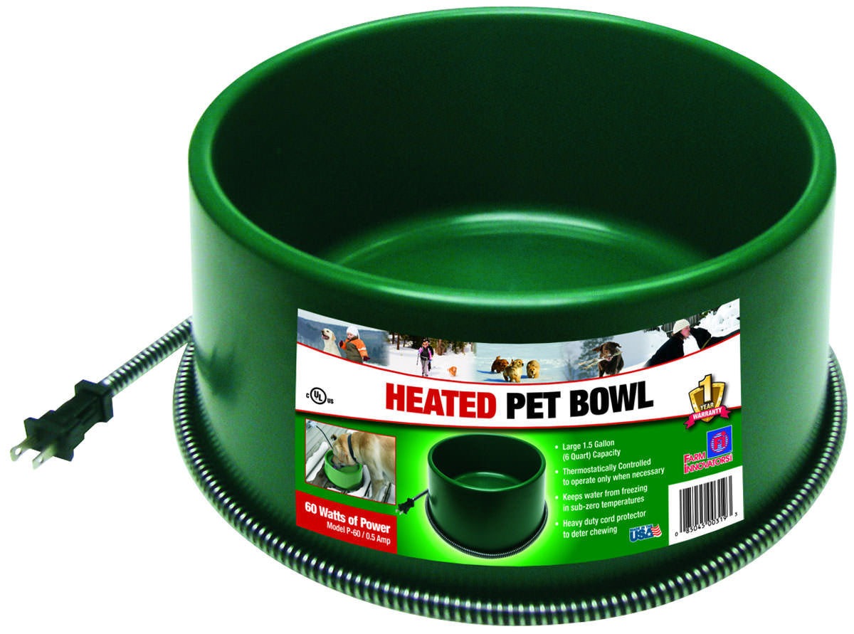 Farm Innovators Heated Pet Bowl - 1.5 Gallon