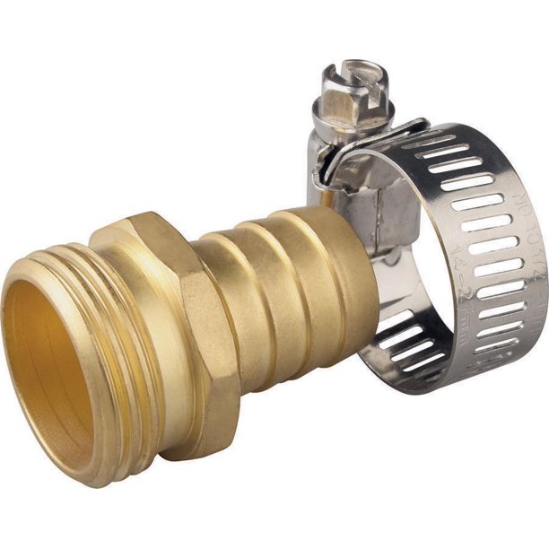 Landscapers Select Brass Hose Coupling 3/4 Inch Male