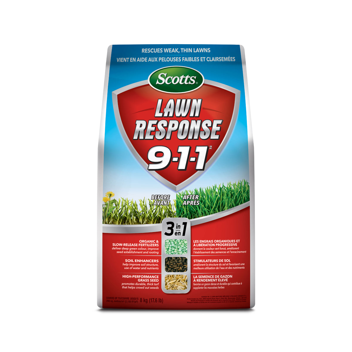 Scotts Lawn Response 9-1-1 - 8kg