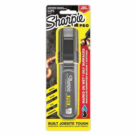 Sharpie PRO XL Chisel Black Permanent Marker