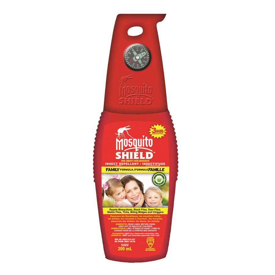 Mosquito Shield Family Formula Insect Repellent - Pump Spray (7.5% Deet) 200ml