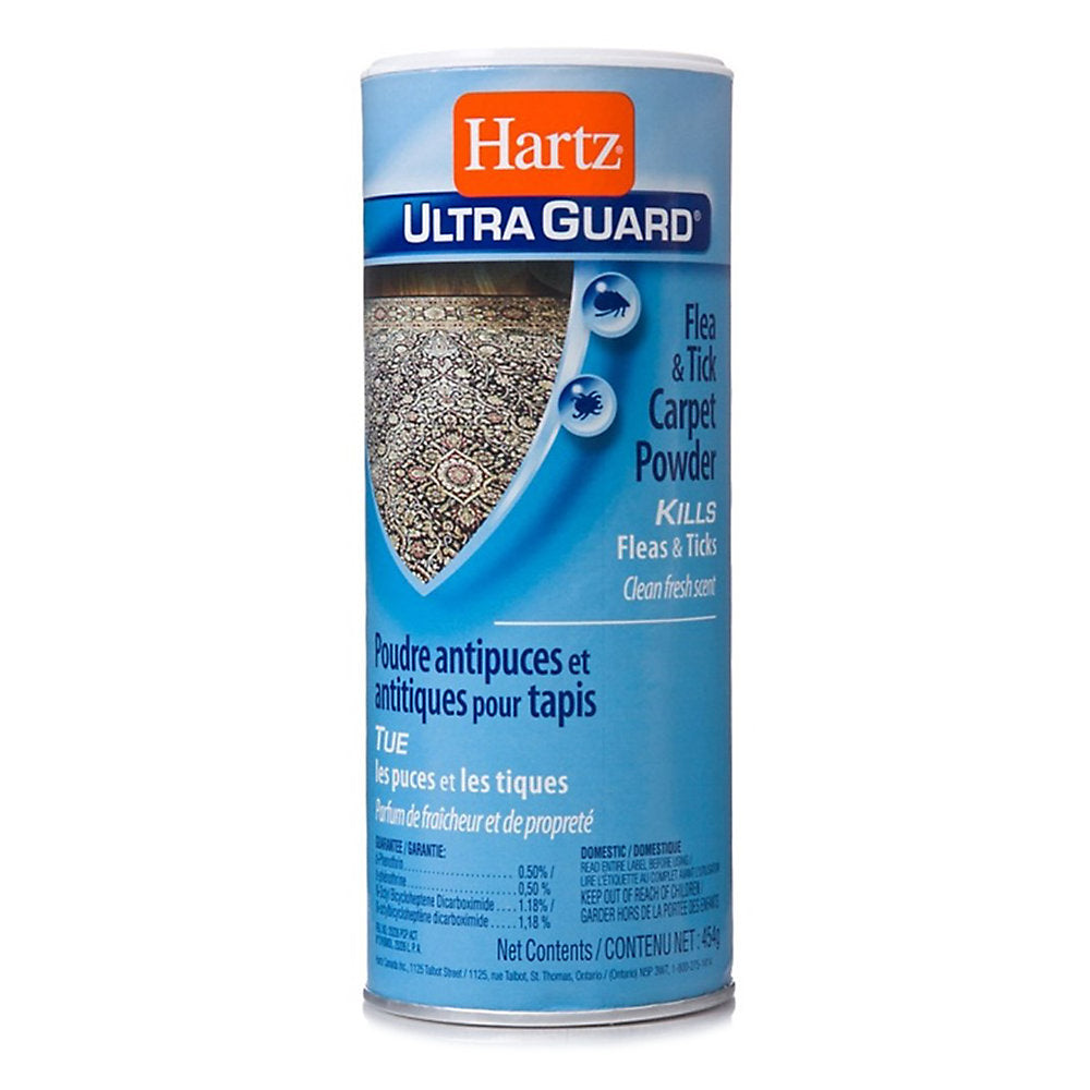 Hartz Ultra Guard Flea & Tick Carpet Powder - 454g