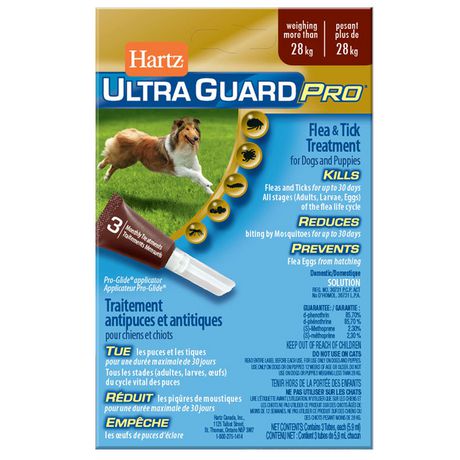 Hartz Ultra Guard PRO Flea & Tick Treatment for Dogs - 28 + kgs