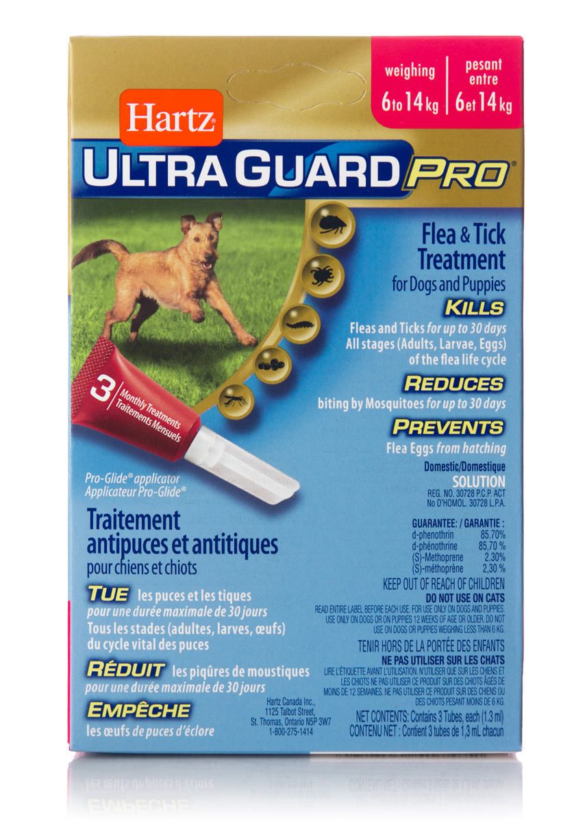 Hartz Ultra Guard PRO Flea & Tick Treatment for Dogs 6 - 14kgs