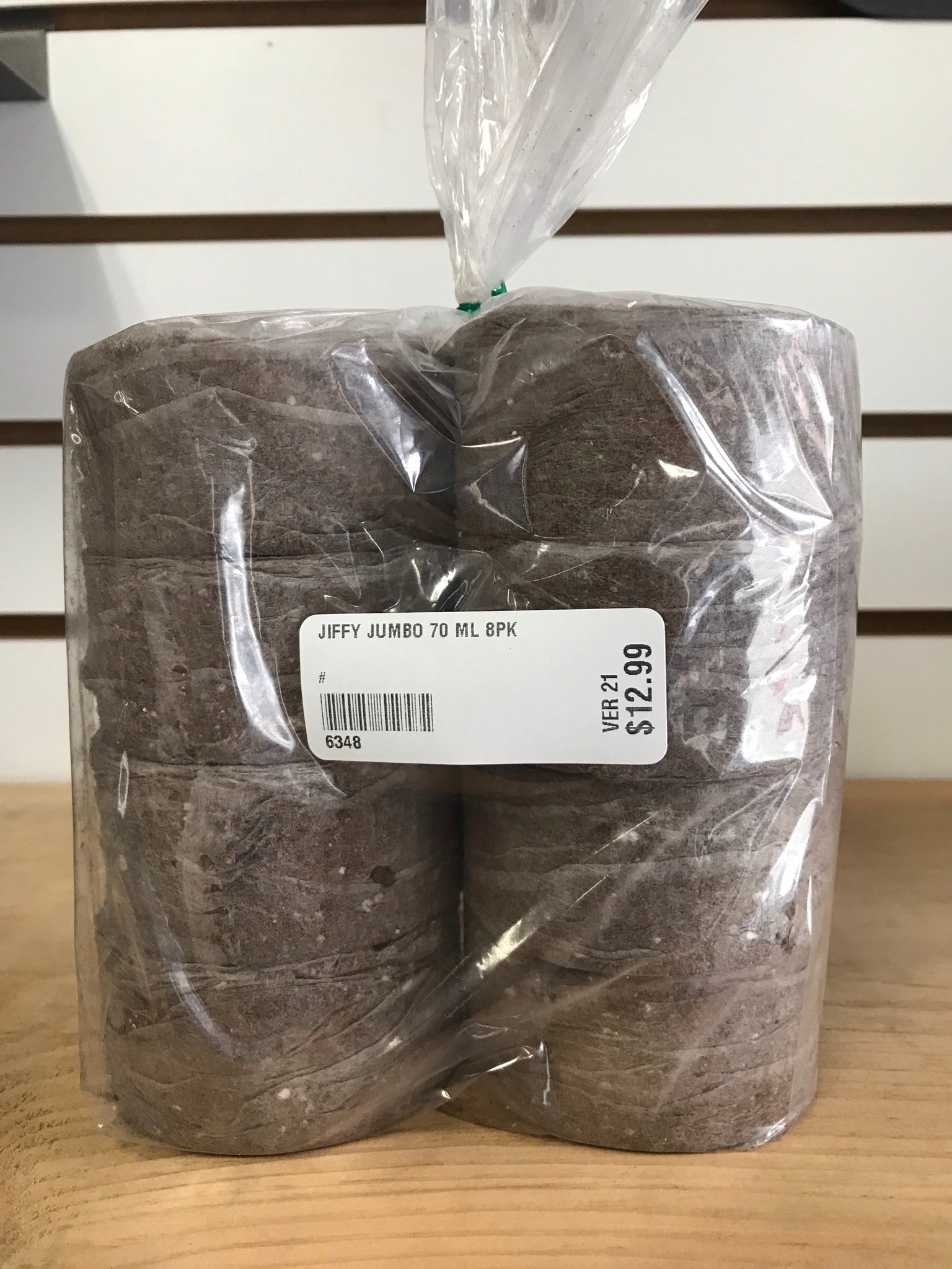 Jiffy Jumbo Peat Pellets 70 ml - 8 Pack