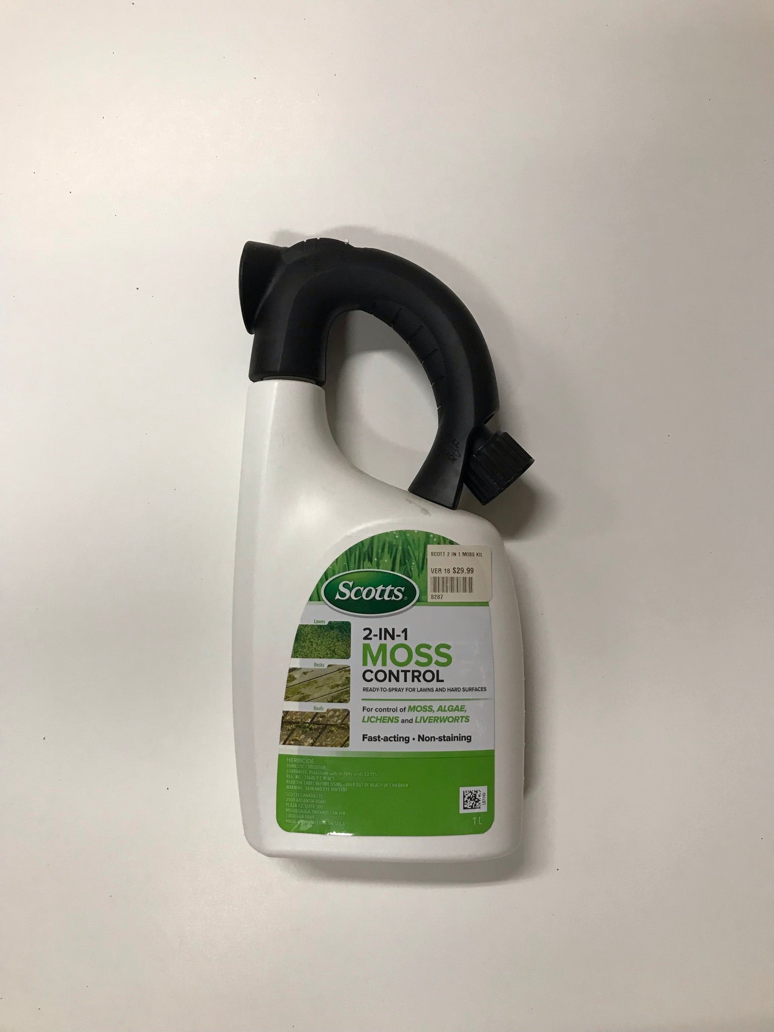 Scotts 2-In-1 Moss Control Ready-to-Spray for Lawns and Hard Surfaces 1L