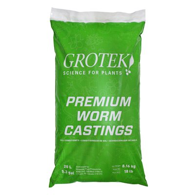 Grotek High-Quality Earthworm Castings (20 L)